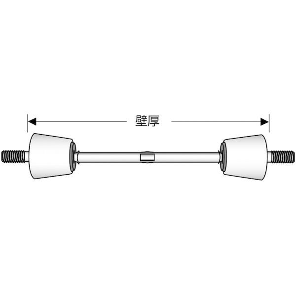 【即納在庫品】「直送」TRUSCO SPB-400-W5/16 W5／16 セパレーター B型 400mm 10本...