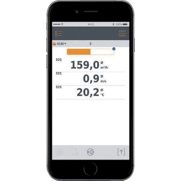 【即納在庫品】「直送」テストー TESTO410I ベーン式風速スマートプローブ testo 410i