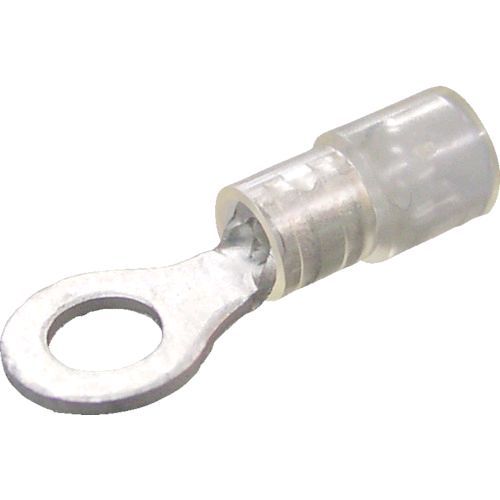 【即納在庫品】「直送」ニチフ TMEX 1.25-4-CLR 環境配慮形絶縁被覆付丸形端子R形 100個入 より線0．3〜1．65外寸8mmスタッド径4．3mmタッド径4．3mm TMEX1.254CLR