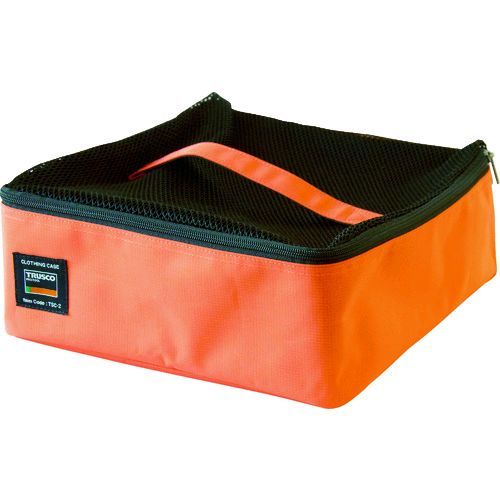 【即納在庫品】「直送」TRUSCO TSC-2-OR トラベル収納ケース シャツ4枚用 ネクタイ4本用 オレンジ TSC2OR