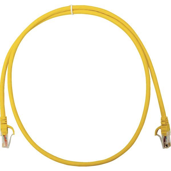 【即納在庫品】「直送」コーニング VOL-5EUPB-L1-YL Cat5e　UTPパッチコード1m　黄 VOL5EUPBL1YL