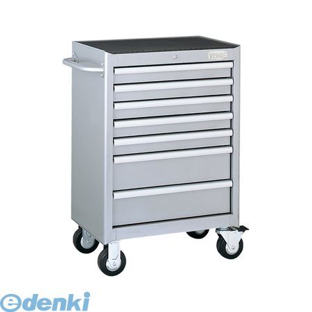 (LINEクーポン有)【個人宅配送不可】前田金属工業 TONE WS207S 直送 代引不可・他メーカー同梱不可 スチール製ワゴン キャビネットタイプ ローラーキャビネット 最大積載量560kg