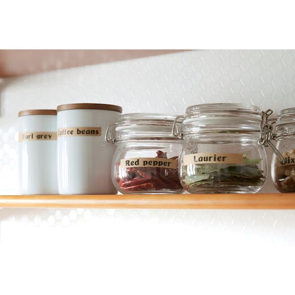 キングジム テプラPROテ-プ強粘着ラベル赤/黒 SC24RW