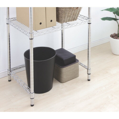 アイリスオーヤマ MR61BK 530729 メタルラックコの字バー 61cm