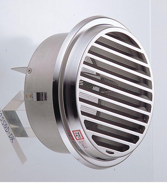 &nbsp; 宇佐美工業 &nbsp; 0256-92-6515 【商品説明】宇佐美工業　UK-SSN200SHD-DK　丸型ガラリ FD付