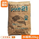 （送料無料） 水稲用シリカ21 粒状（20kg）[倒伏防止 珪酸 稲作 お米 コメ ケイ酸 珪酸塩白土 有機 肥料 シリカ モンモリロナイト 微量要素 ソフトシリカ 土壌改良 優良粘土鉱物 2mm-5mm チッソの吸収をコントロール 機械散布]