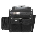 【人気商品】SK11・匠 仮枠大工釘袋 レザー