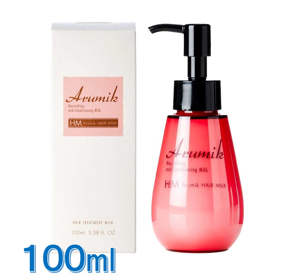 Rakuten - アルミック ヘアミルク 100mL 洗い流さない トリートメント エービーエル　ほんのり甘い ピオニー の香り