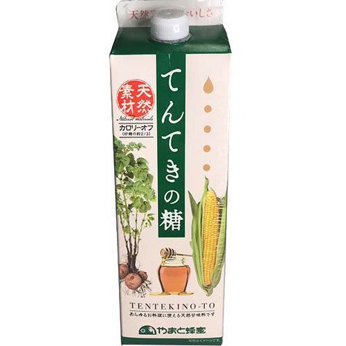 商品情報商品説明●砂糖に比べてカロリーは2／3と控えめ100gあたり387kcalの砂糖に対して、てんてきの糖は275kcalとカロリー控えめ。甘味度は温度によって感じ方が変わります。甘みに切れがあり、自然で優しく、クセがありません。（冷えれば冷えるほど甘さが増します）●天然原料（トウモロコシ）を使用した安心安全の甘味料高果糖液糖と蜂蜜だけで作り、余分な添加物は一切使用していません。「てんてきの糖」は天然成分の果糖をベースにした、安心・安全の甘味料です。●虫歯の原因になるデキストランを作らないデキストランは多糖類の一種で、歯垢として沈殿し、虫歯の原因になると言われています。そのデキストランを作りません。摂取後、約30分ですばやくエネルギー化するため、マラソンの水分補給や疲労回復、スポーツドリンクにも利用されています。原材料高果糖液糖、はちみつ 栄養成分100gあたりエネルギー・・・275kcalたんぱく質・・・0g脂質・・・0g炭水化物・・・75gナトリウム・・・0mg発売元やまと蜂蜜文責株式会社IDKこの商品は てんてきの糖（1200g） 健康飲料 酵素ダイエット 低カロリー 無添加 疲労回復 栄養補給 ポイント 健康飲料/酵素ダイエット/低カロリー/無添加/疲労回復 ショップからのメッセージ 納期について 4