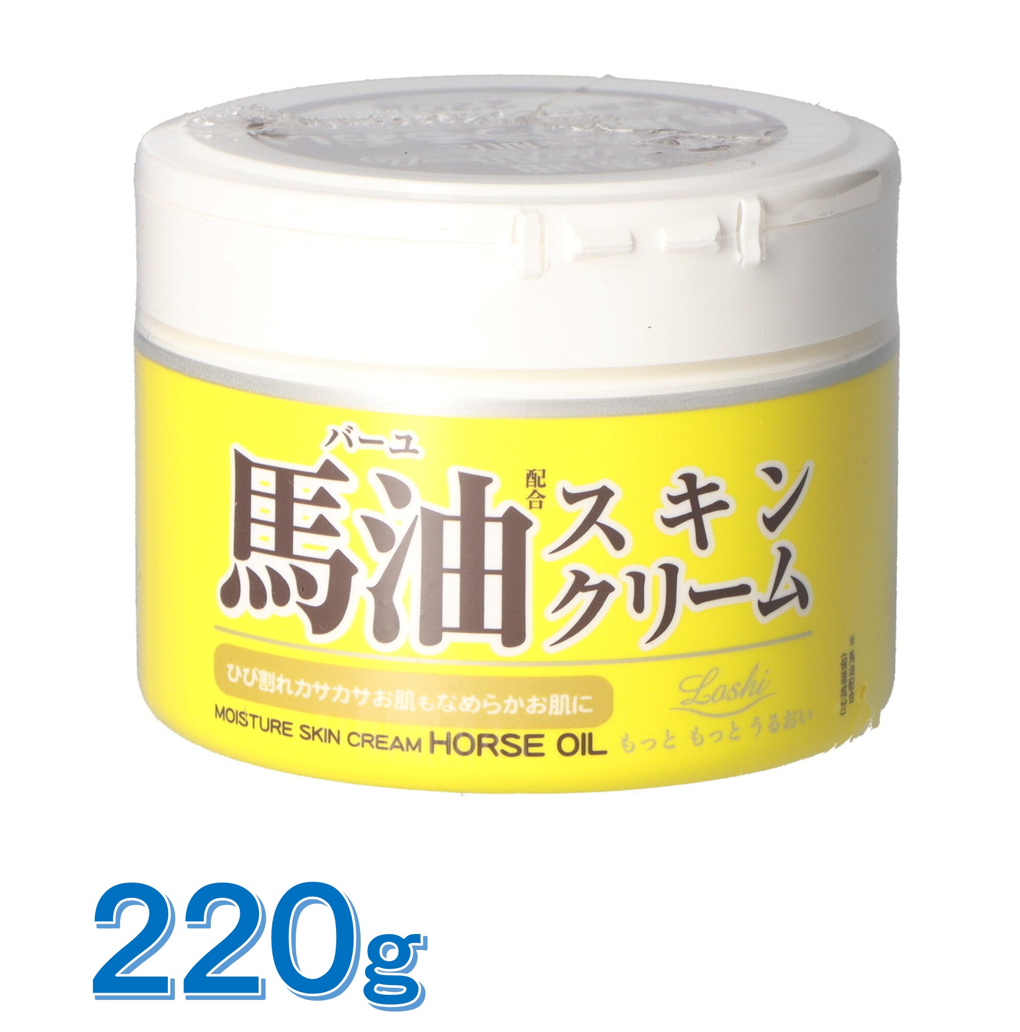 ロッシモイストエイド 馬油スキンクリーム 220g