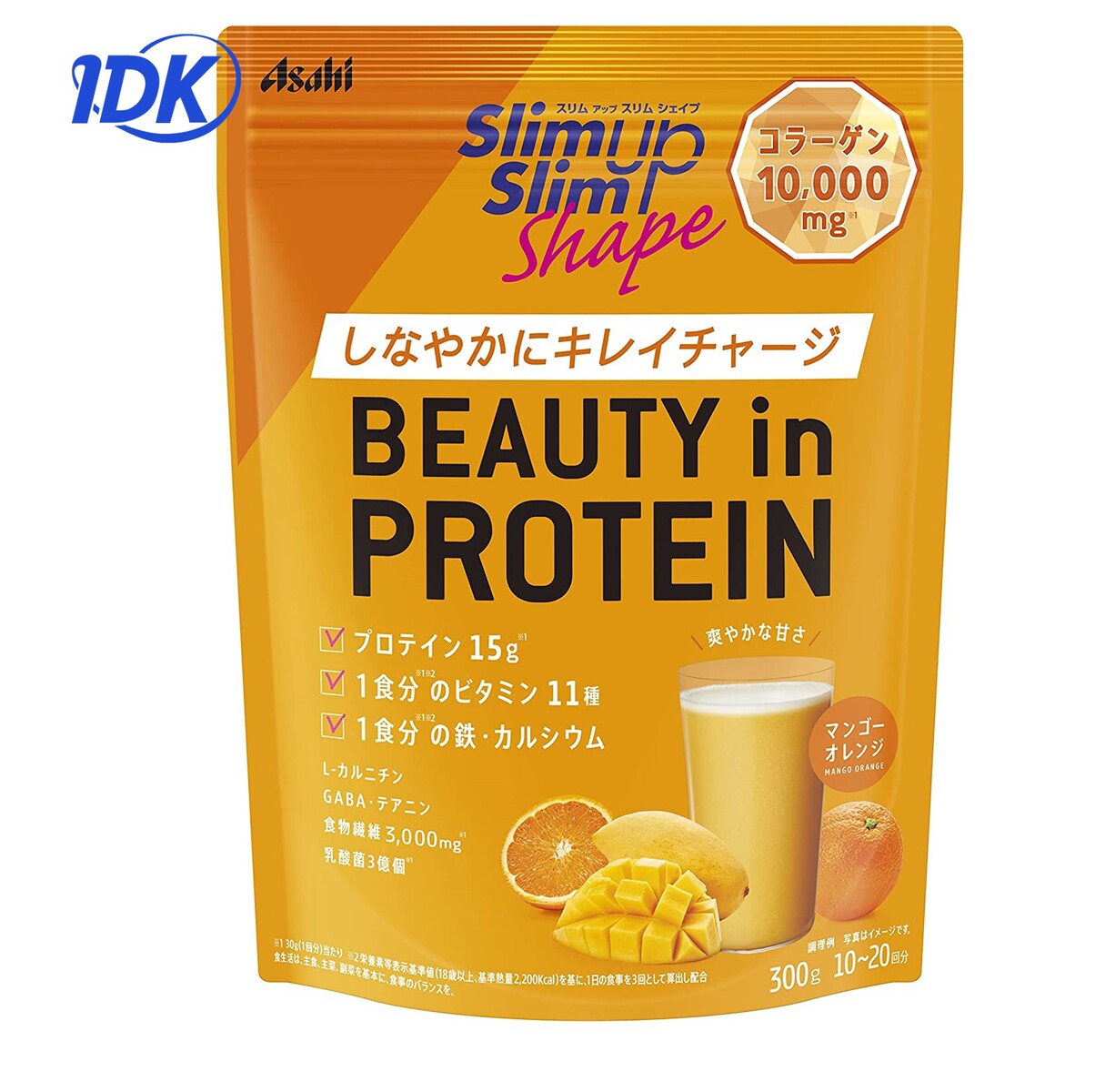 【アサヒ】スリムアップスリムシェイプ BEAUTY in PROTEIN 300g ビューティーインプロテイン ソイプロテイン アサヒグループ食品 Slim ..