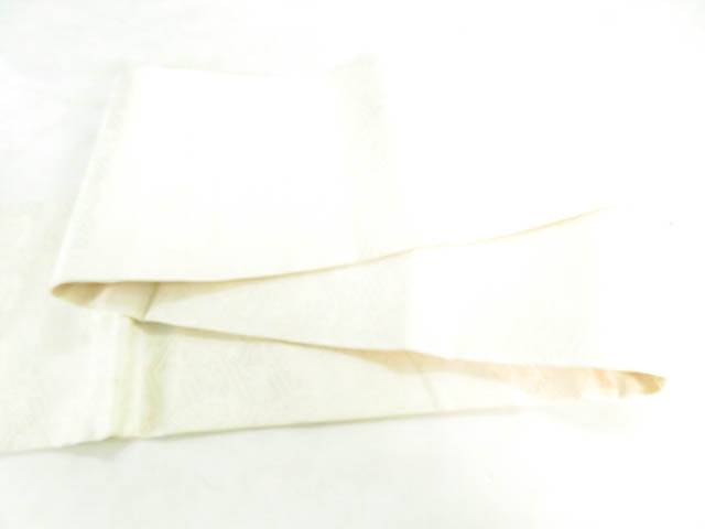 【IDnet】 九寸名古屋帯　太鼓柄　絞り　幾何学模様【リサイクル】【中古】【着】