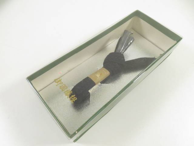 【IDnet】 和装小物　男物　羽織紐　平組　手組　未使用品　箱付　【リサイクル】【着】