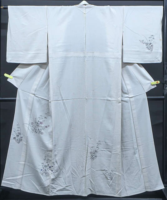 【IDnet】【着物】 付下げ 夏物 夏 草花文様 身丈約163cm 裄丈約65cm 24Z-1039【リサイクル】
