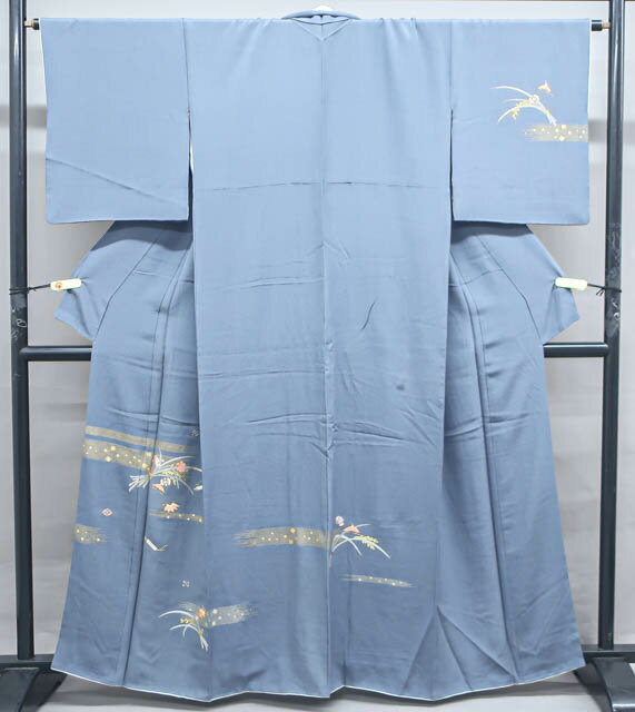 最大80％OFF【IDnet】【着物】 付下げ 宝尽くし文様 金駒刺繍 身丈約163cm 裄丈約65cm 24Z-542[仕立て上がり 和服 アウトレット リサイクル着物 入学式 卒業式 結婚式 母 七五三 お宮参り パーティー 通販 アイディーネット きもの]【中古】