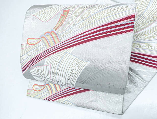 樂天商城 - 【中古】 リサイクル着物 袋帯 西陣織 束ね熨斗文 24B-82【フォーマル リサイクル帯 入学式 卒業式 結婚式 母 七五三 お宮参り パーティー 通販 アイディーネット きもの】IDnet