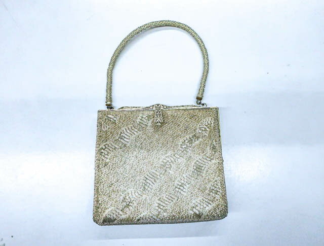 樂天商城 - 【中古】 アンティーク 和装小物 ビーズバッグ 24W-3462【リサイクル】IDnet