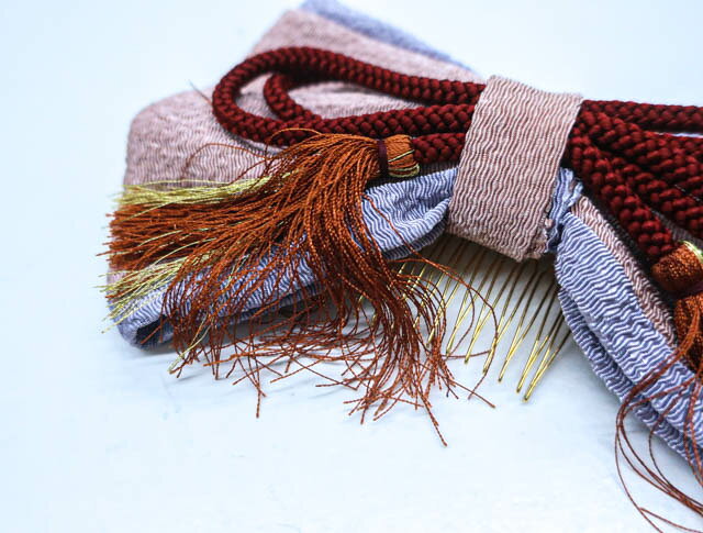 楽天スーパーセール最大80%OFF【中古】 和装小物 髪飾り リボン ちりめん 24W-3495【リサイクル】IDnet