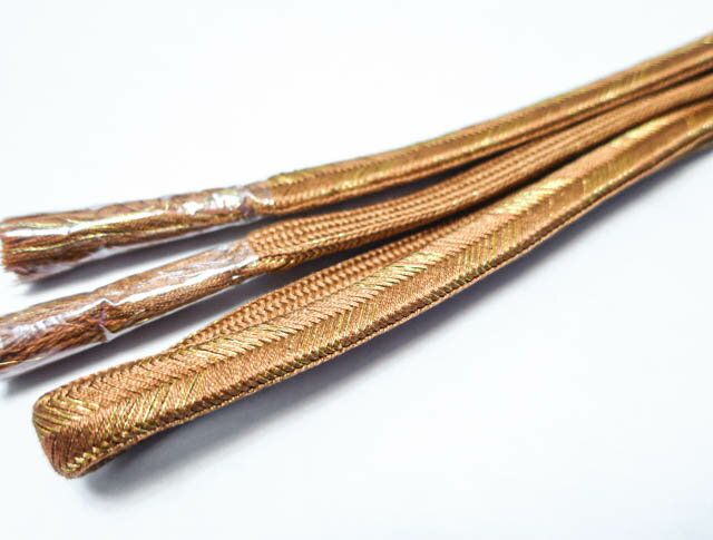 楽天スーパーセール【IDnet】【着物】 和装小物 帯締め 帯締 大和組 金糸 23W-9859【リサイクル】【中古】