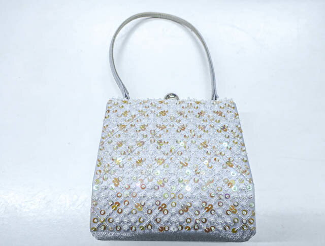 【中古】 パーティーバッグ ビーズ スパンコール 24W-1214【リサイクル】IDnet