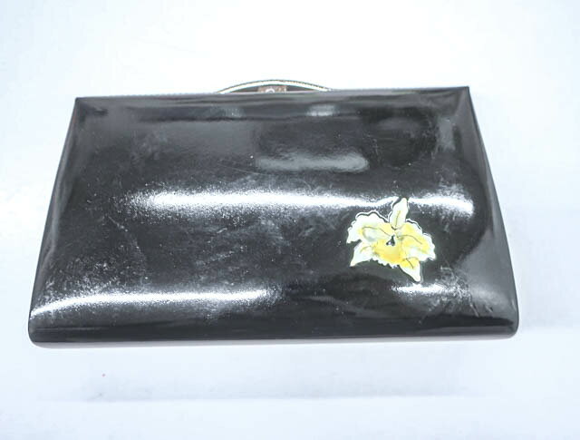 アイディーネットの【中古】 和装小物 おき宗 バッグ 螺鈿 花文様 24W-1305【リサイクル】IDnet｜アングル3