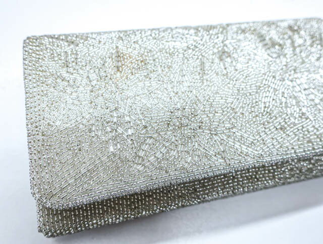 楽天スーパーセール最大80%OFF【中古】 和装小物 ビーズバッグ　花柄　24W-2071【リサイクル】IDnet