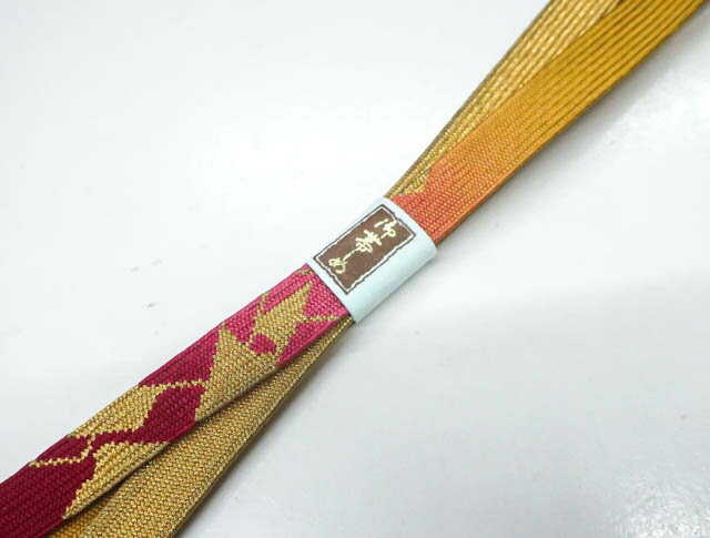 樂天商城 - 【中古】 和装小物 帯締め 帯締 高麗組 金糸 24w-5648【リサイクル】IDnet