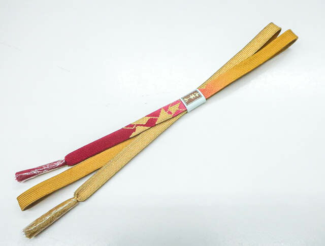 最大80%OFF【中古】 和装小物 帯締め 帯締 高麗組 金糸 24w-5648【リサイクル】IDnet idnet821-11524816 アイディーネット サンプル画像2