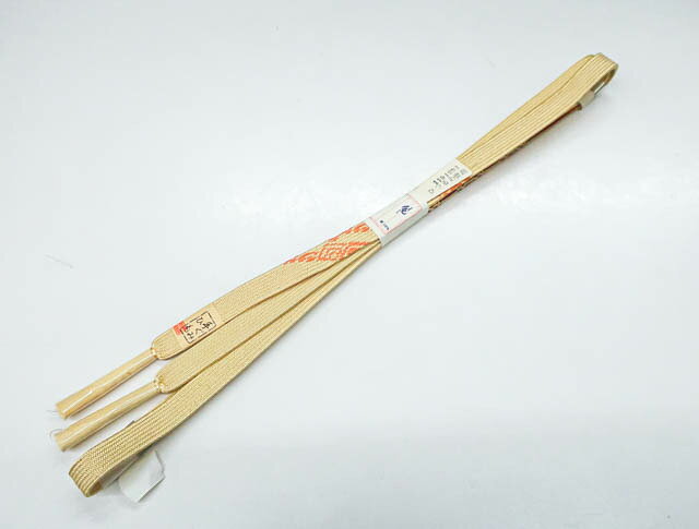 アイディーネットの【中古】 和装小物 帯締め 帯締 高麗組 手組紐 金糸 24w-5670【リサイクル】IDnet｜アングル2