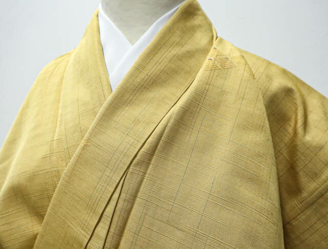 樂天商城 - 【中古】 リサイクル着物 紬 松菱文様 身丈約160cm 裄丈約62.5cm 24z-2553[ リサイクル着物 着付け教室 お茶 カジュアル 初詣 袴 お出掛け 街着 観劇 普段着 お食事会 通販 アイディーネット きもの]IDnet