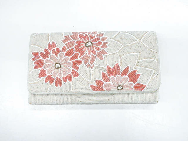 【中古】 和装小物 アンティーク ビーズバッグ クラッチバッグ 24w-7932【リサイクル】IDnet