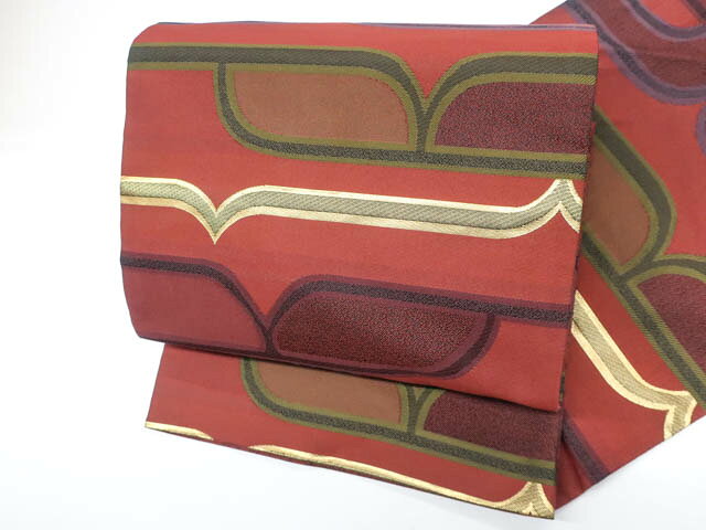 樂天商城 - 【中古】 リサイクル着物 京袋帯 幾何学文 24b-2121【フォーマル リサイクル帯 入学式 卒業式 結婚式 母 七五三 お宮参り パーティー 通販 アイディーネット きもの】IDnet