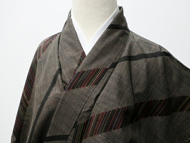 Pleated Skirt - 【中古】 リサイクル着物 リサイクル 大島紬 幾何学文 身丈約159.5cm 裄丈約66.5cm 24z-3111[ リサイクル着物 着付け教室 お茶 カジュアル 初詣 袴 お出掛け 街着 観劇 普段着 お食事会 通販 アイディーネット きもの]IDnet