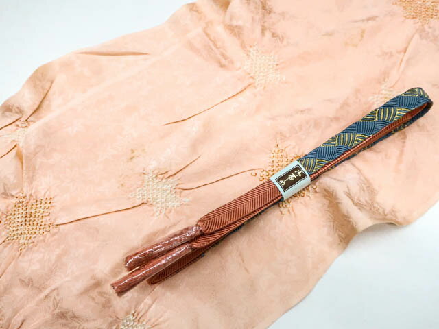 【IDnet】【着物】 和装小物 帯締め 帯揚げ セット 帯締 帯揚 絞り 平組 金糸 24w-9170【リサイクル】