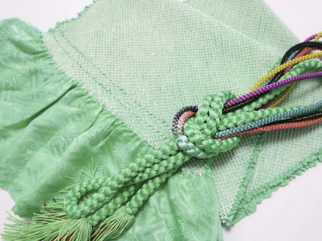 福袋初売りセール最大65%OFF【IDnet】【着物】和装小物　帯締め帯揚げセット　振袖用　丸組　総絞り　金糸　撚房　24w-9778【リサイクル】