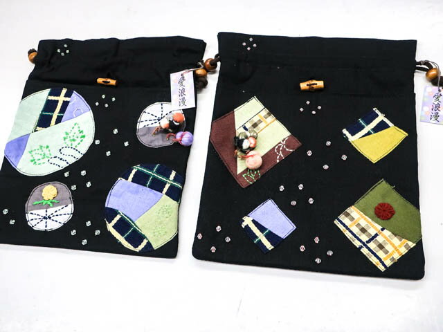 ビッグセール最大80%OFF【中古】 和装小物 未使用品 巾着袋 パッチワーク 24w-10808[仕立て上がり 和服 アウトレット 和モダン 和テイスト 和風...