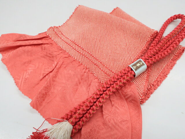 【IDnet】【着物】和装小物　帯締め帯揚げセット　振袖用　丸組　総絞り　上代「16000円」　24w-11045【リサイクル】