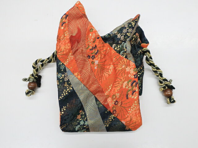 【IDnet】【着物】 和装小物 和装バッグ 古典模様 r6w-716【リサイクル】