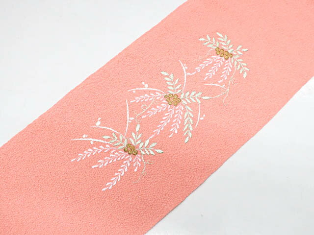 楽天スーパーセール最大80%OFF【中古】 和装小物 半衿 刺繍衿 ちりめん 24w-6711【リサイクル】IDnet