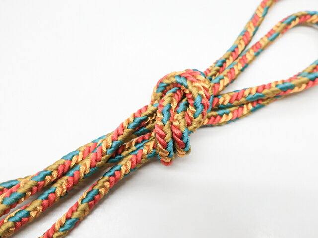 【IDnet】【着物】 和装小物 帯締め 帯締 丸組 金糸 24w-11260【リサイクル】