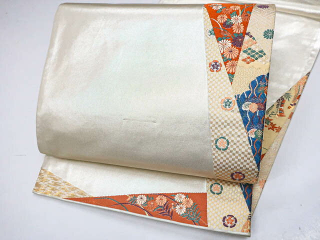 樂天商城 - 【中古】 リサイクル着物 袋帯 六通柄 花文 金糸 24b-2821【フォーマル リサイクル帯 入学式 卒業式 結婚式 母 七五三 お宮参り パーティー 通販 アイディーネット きもの】IDnet