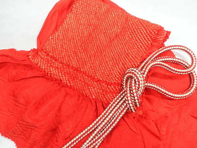 【中古】 リサイクル着物 和装小物 　帯締め帯揚げセット　丸組　中抜き絞り　25w01-58【リサイクル】IDnet