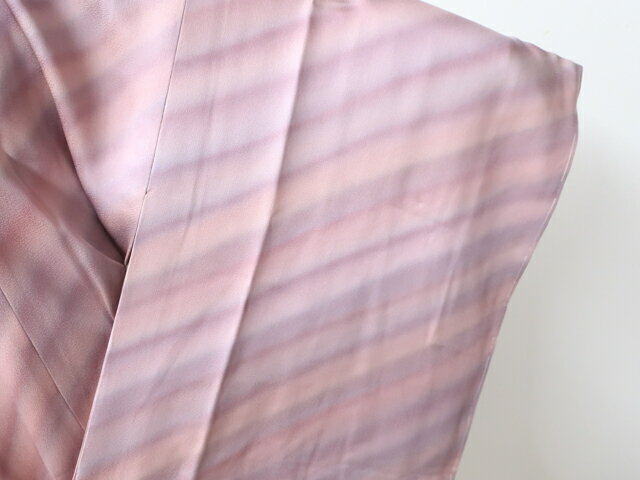 【中古】 リサイクル着物 道行コート 斜線文 身丈約88cm 裄丈約64cm 25z01-235【リサイクル】IDnet