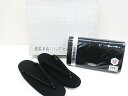 【IDnet】【着物】和装小物 草履バッグセット 喪服用 未使用品 25w01-748【リサイクル】
