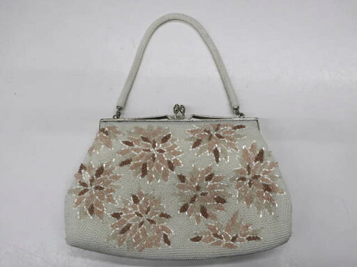 【IDnet】【着物】和装小物 ビーズバッグ 花柄 25w01-1534【リサイクル】【中古】 【IDnet】【着物】和装小物 ビーズバッグ 花柄 25w01-1534【リサイクル】【中古】