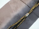 【中古】 リサイクル着物 和装小物 帯締め帯揚げセット 平組 ぼかし 金糸 粋 25w01-1823【リサイクル】IDnet