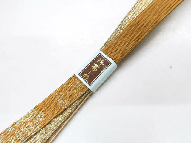 【IDnet】【着物】和装小物　帯締め　高麗　金糸　　25w01-1882【リサイクル】