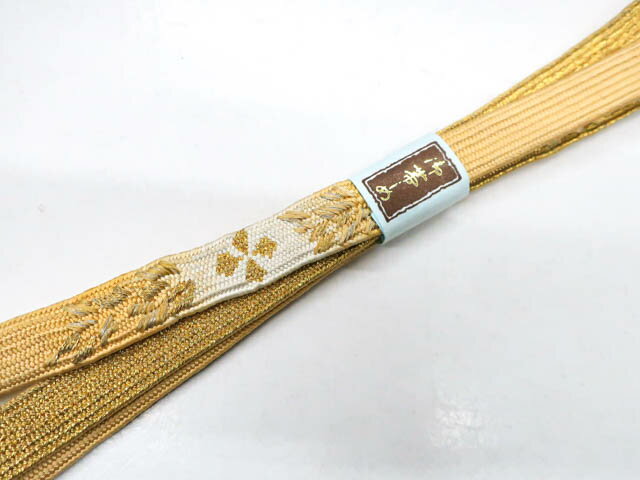 【IDnet】【着物】和装小物　帯締め　高麗組　金糸　25w02-2165【リサイクル】【中古】