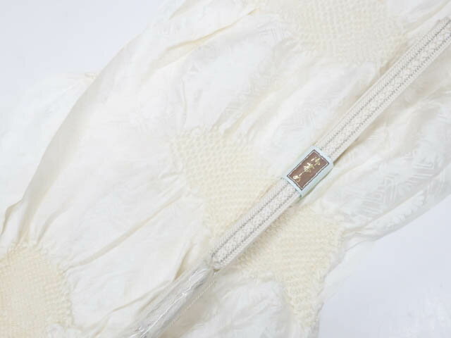 楽天スーパーセール【IDnet】【着物】リサイクル着物和装小物　帯締め帯揚げセット 礼装用　絞り　平組　銀糸　25w02-2770【リサイクル】【中古】