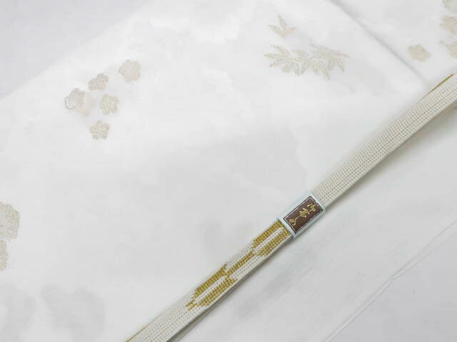 スーパーセール最大80%OFF!【中古】 リサイクル着物 リサイクル着物 和装小物 帯締め 帯揚げ セット 帯締 帯揚 礼装用 縫い取り 平組 金糸 25w02-2903【リサイクル】IDnet